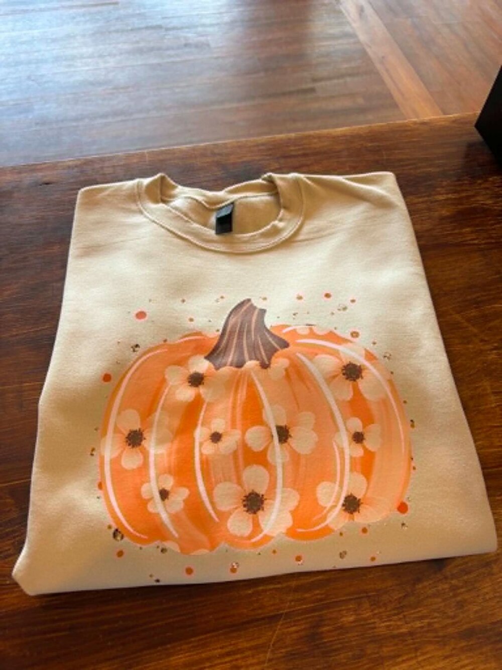 Floral Pumpkin Fall Sweatshirt